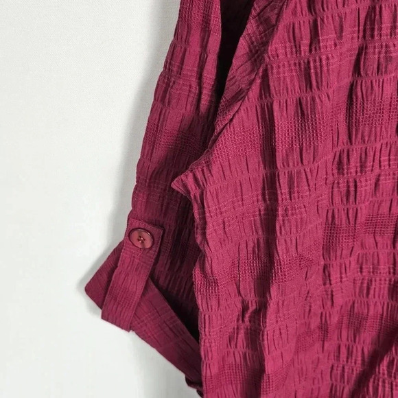 Dress barn Pink Button Down Top 2X NWT - Picture 5 of 5
